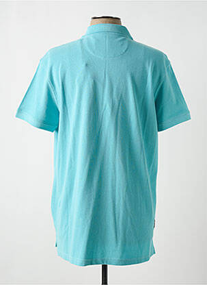 Polo coupe droite manches courtes bleu DAYTONA homme