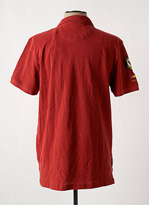 Polo coupe droite manches courtes orange DAYTONA homme