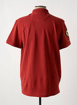 Polo coupe droite manches courtes orange DAYTONA homme