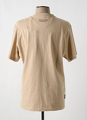 T-shirt coupe droite manches courtes beige DAYTONA homme
