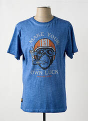 T-shirt bleu DAYTONA pour homme seconde vue