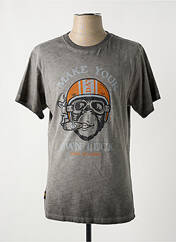 T-shirt gris DAYTONA pour homme seconde vue
