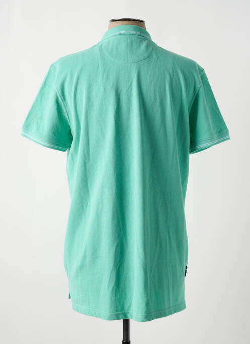 Polo coupe droite manches courtes vert DAYTONA homme