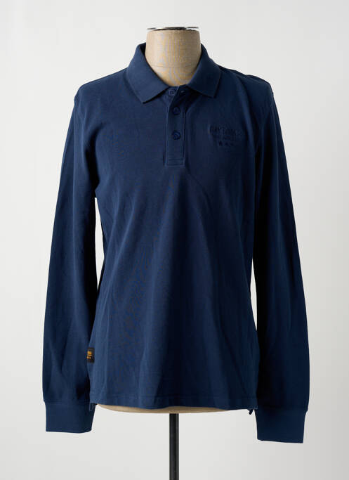 Polo bleu DAYTONA pour homme