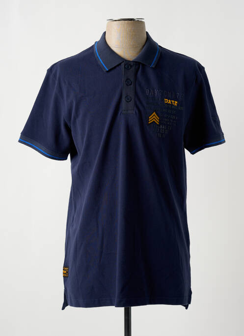 Polo bleu DAYTONA pour homme