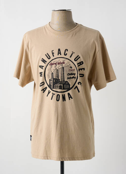 T-shirt beige DAYTONA pour homme