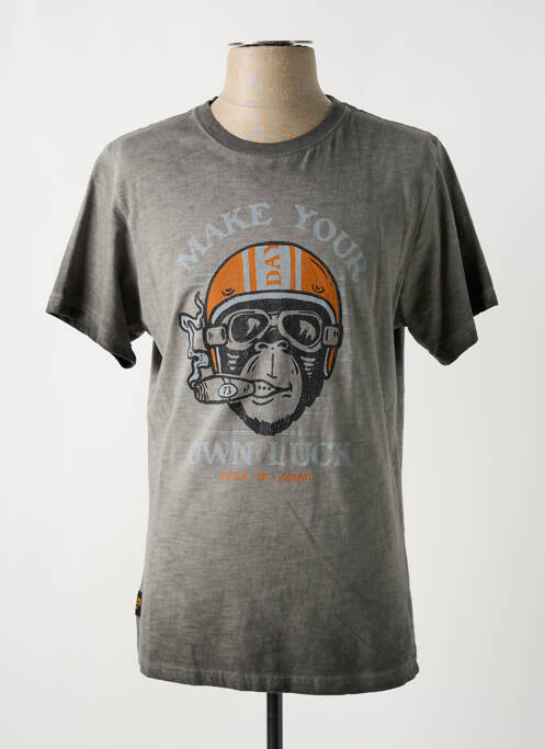 T-shirt gris DAYTONA pour homme