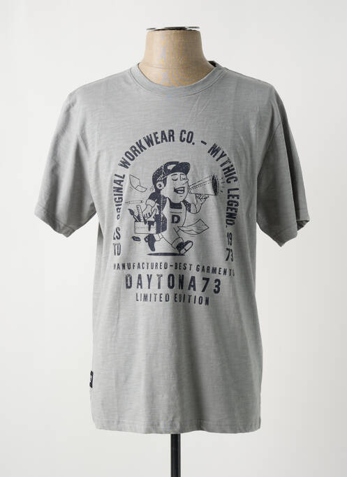 T-shirt gris DAYTONA pour homme