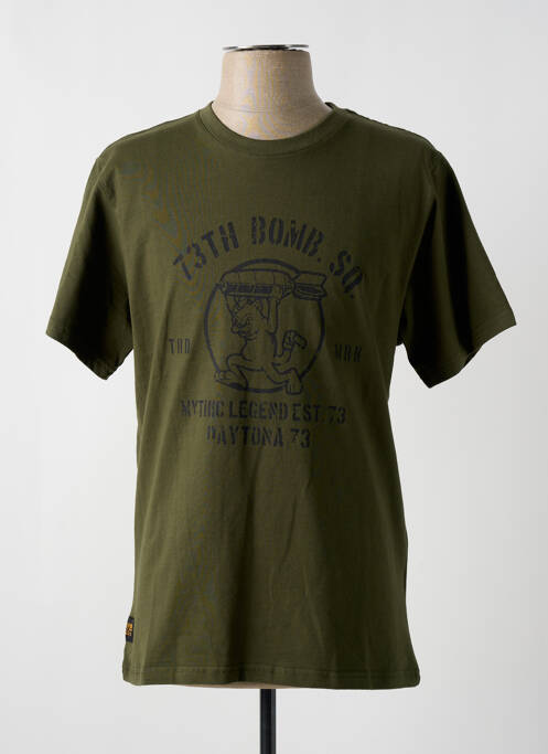 T-shirt vert DAYTONA pour homme