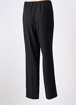 Pantalon droit stretch taille normale noir JULIE GUERLANDE femme