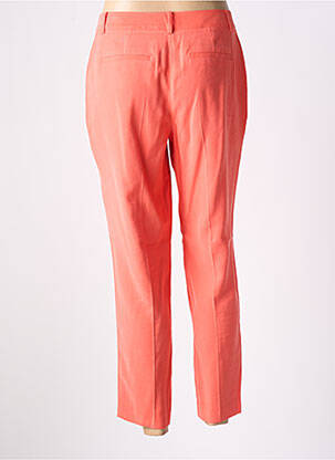 Pantalon chino tissage popeline taille normale orange JULIE GUERLANDE femme