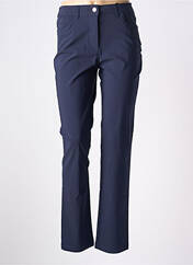 Pantalon droit bleu JULIE GUERLANDE pour femme seconde vue