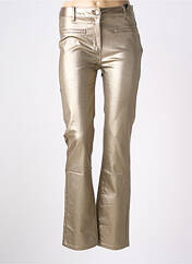Pantalon droit or JULIE GUERLANDE pour femme seconde vue