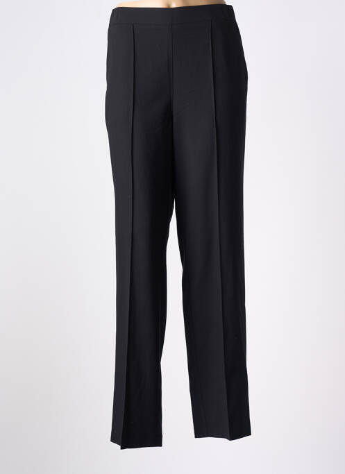 Pantalon droit stretch taille normale noir JULIE GUERLANDE femme
