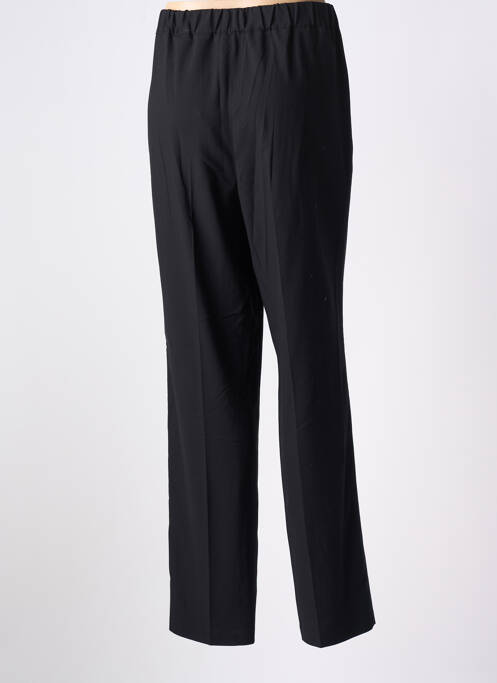 Pantalon droit stretch taille normale noir JULIE GUERLANDE femme