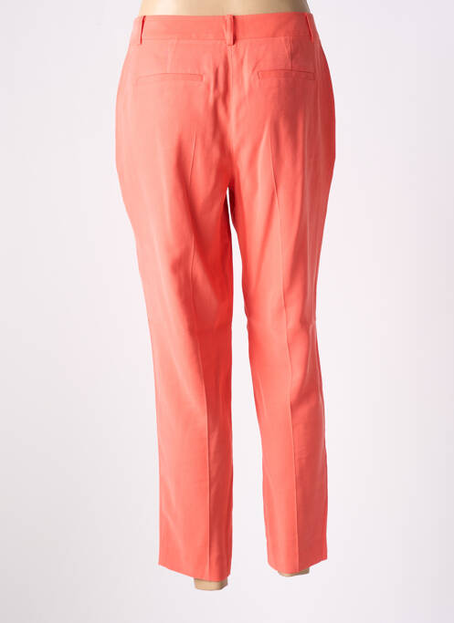 Pantalon chino tissage popeline taille normale orange JULIE GUERLANDE femme