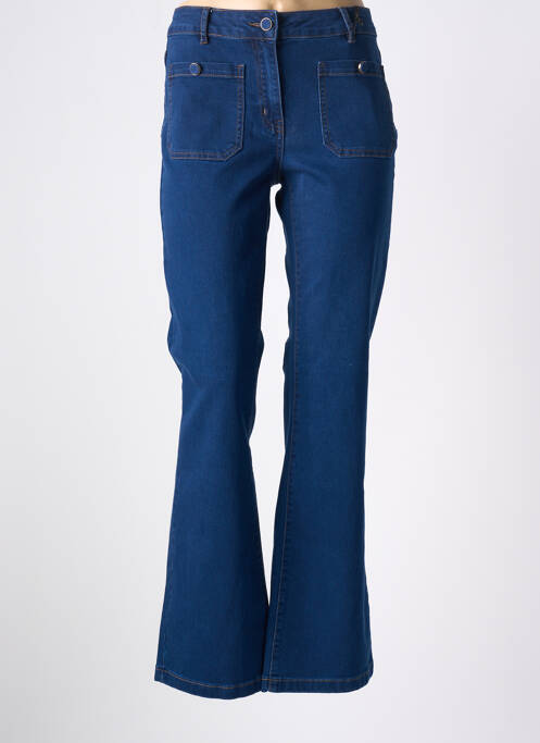 Jean coupe flare bleu JULIE GUERLANDE pour femme
