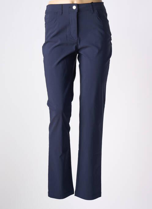 Pantalon droit bleu JULIE GUERLANDE pour femme