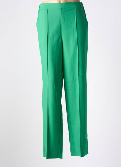 Pantalon droit vert JULIE GUERLANDE pour femme