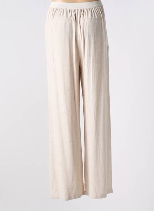 Pantalon large beige JULIE GUERLANDE pour femme