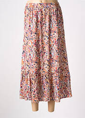 Jupe mi-longue orange JULIE GUERLANDE pour femme seconde vue