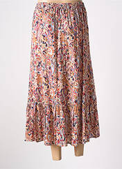 Jupe mi-longue orange JULIE GUERLANDE pour femme seconde vue