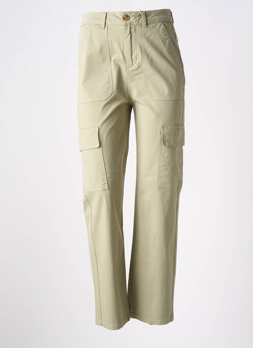 Pantalon cargo vert C'EST BEAU LA VIE pour femme