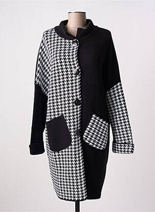 Gilet manches longues coupe cintrée noir KARIN HERTZ femme