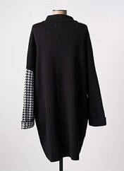 Gilet manches longues noir KARIN HERTZ pour femme seconde vue