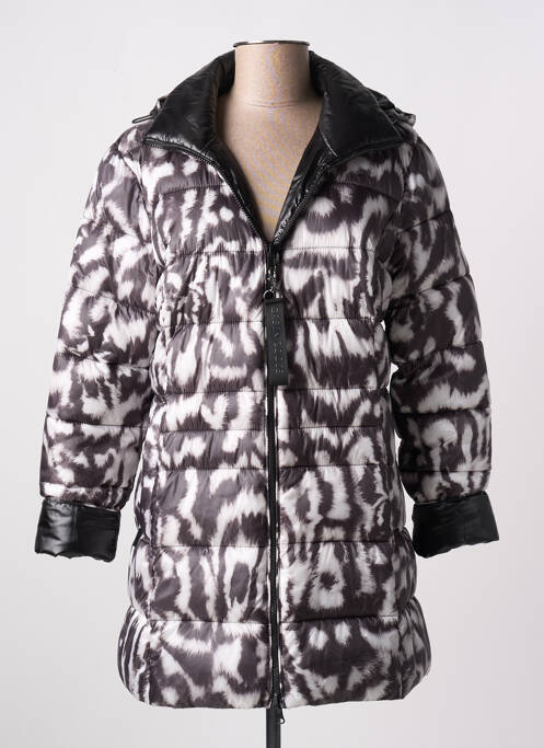 Doudoune poches a capuche noir GREEN GOOSE femme
