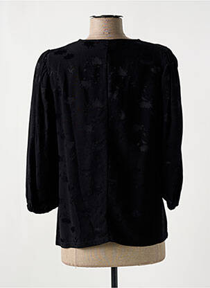 Blouse manches 3/4 manches 3/4 noir JULIE GUERLANDE femme