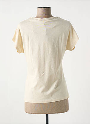 Top manches courtes manches courtes beige JULIE ENOY femme