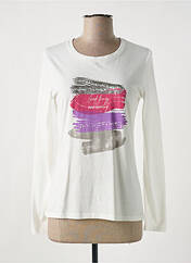T-shirt blanc JULIE GUERLANDE pour femme seconde vue