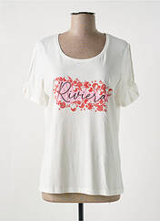 T-shirt blanc JULIE GUERLANDE pour femme seconde vue