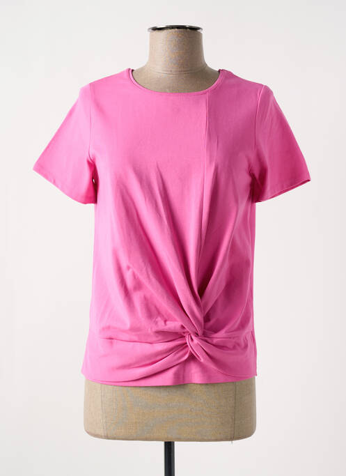 Top manches courtes manches courtes rose JULIE GUERLANDE femme
