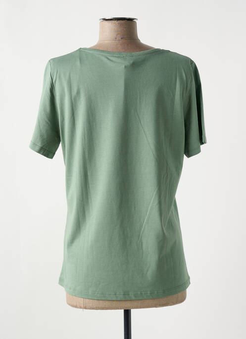 T-shirt coupe droite manches courtes vert JULIE GUERLANDE femme