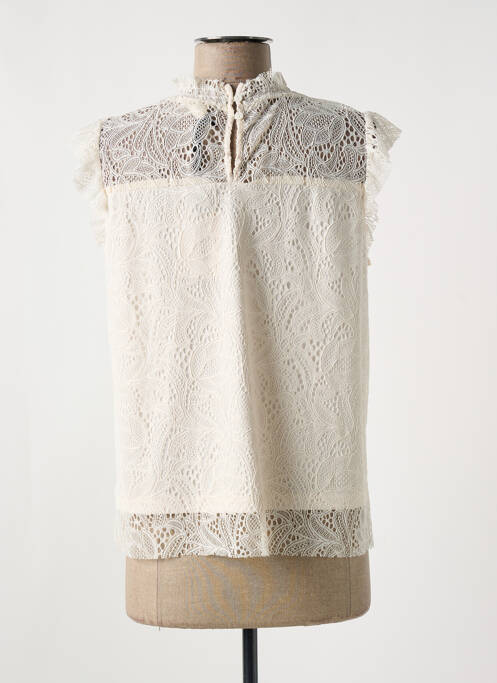 Top beige JULIE GUERLANDE pour femme