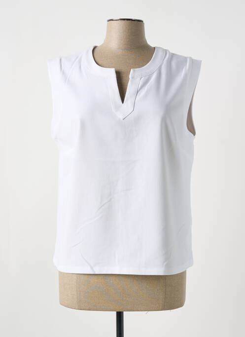 Top blanc JULIE GUERLANDE pour femme