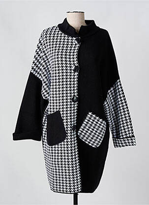 Gilet manches longues stretch noir KARIN HERTZ femme