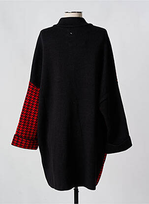 Gilet manches longues stretch rouge KARIN HERTZ femme