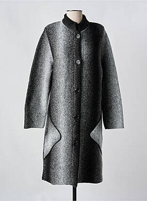 Gilet manches longues stretch gris KARIN HERTZ femme