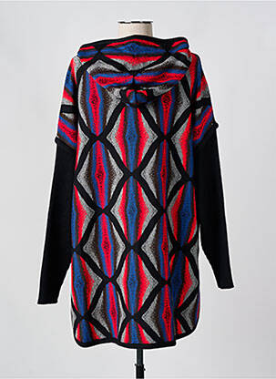 Gilet manches longues col rond noir KARIN HERTZ femme