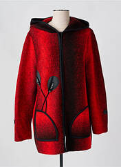 Gilet manches longues rouge KARIN HERTZ pour femme seconde vue
