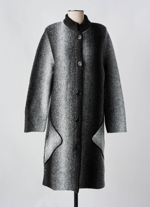 Gilet manches longues gris KARIN HERTZ pour femme