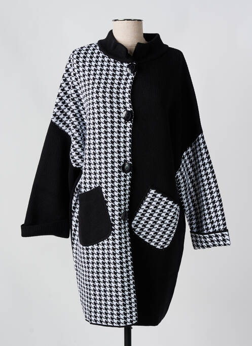 Gilet manches longues noir KARIN HERTZ pour femme