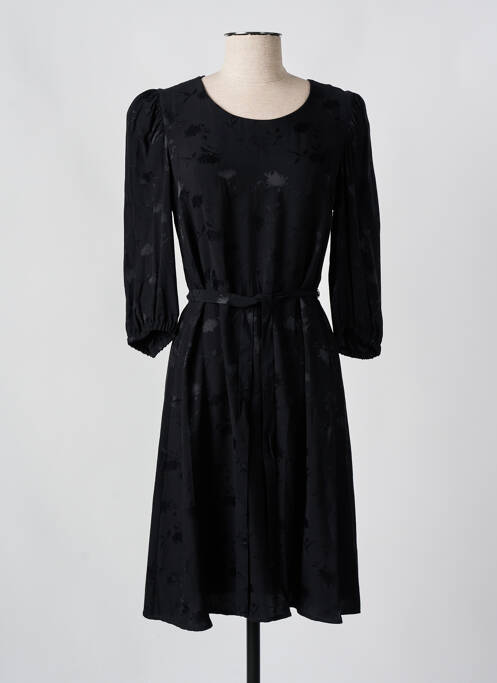 Robe mi-longue noir JULIE GUERLANDE pour femme
