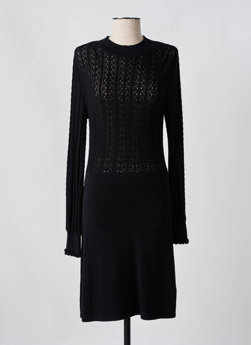 Robe mi-longue noir JULIE GUERLANDE pour femme
