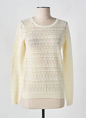 Pull beige JULIE GUERLANDE pour femme