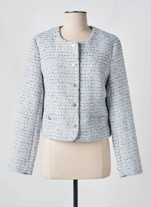 Veste chic bleu JULIE GUERLANDE pour femme