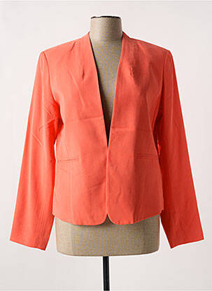 Veste chic col v orange JULIE GUERLANDE femme